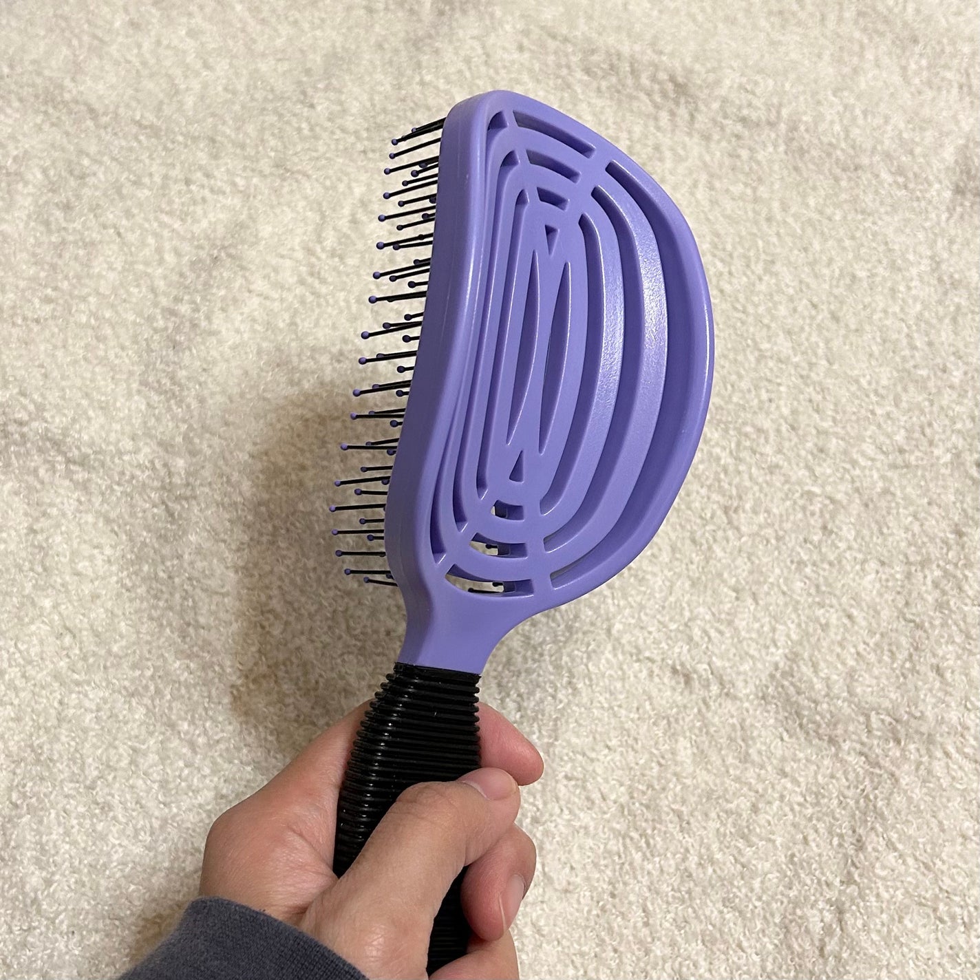 ヘアブラシ Double Cカーブ/NuWay4Hair/ヘアブラシを使ったクチコミ(3枚目)