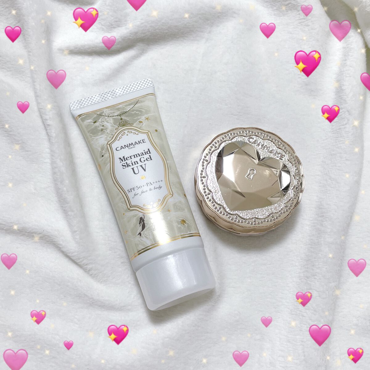 マーメイドスキンジェルUV/キャンメイク/日焼け止めジェルを使ったクチコミ（1枚目）