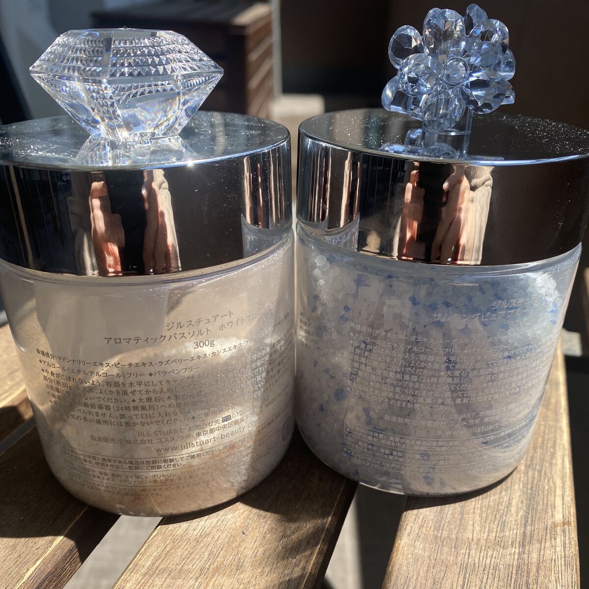 サムシングピュアブルー セント　バスソルト/JILL STUART/無機塩系入浴剤を使ったクチコミ（2枚目）