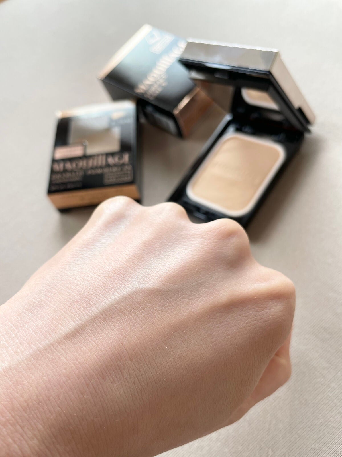 ドラマティックパウダリー EX/マキアージュ/パウダーファンデーションを使ったクチコミ(5枚目)