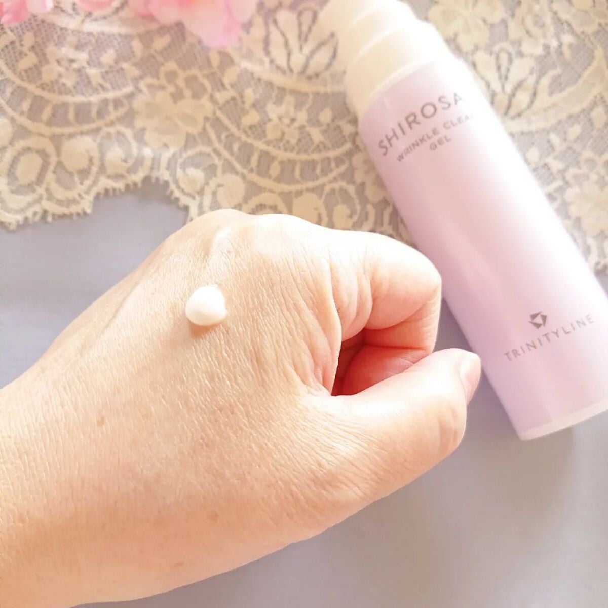 シロサエ リンクルクリアジェル /トリニティーライン/オールインワン化粧品を使ったクチコミ(3枚目)