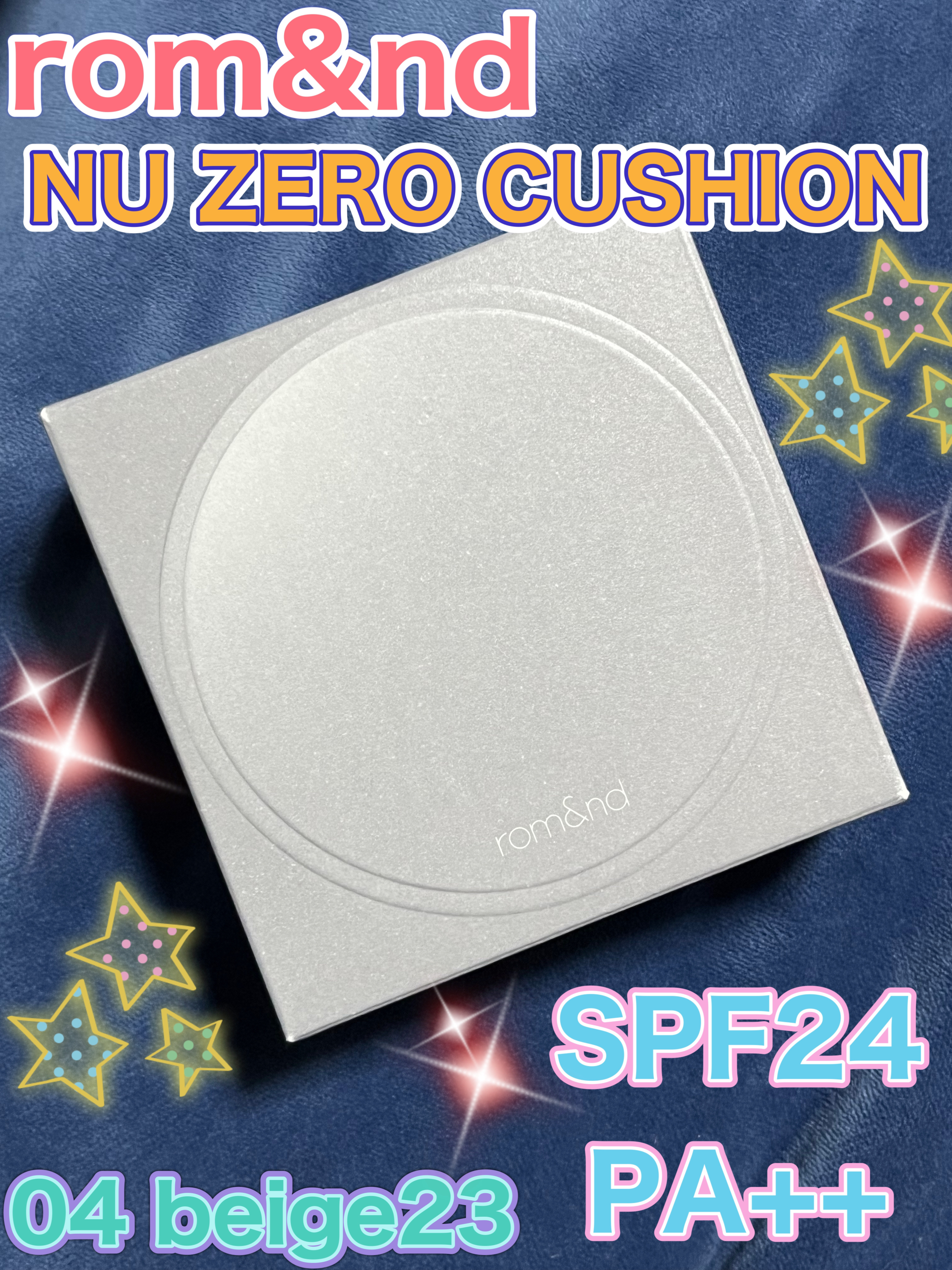 ヌーゼロクッション/rom&nd/クッションファンデーションを使ったクチコミ（1枚目）