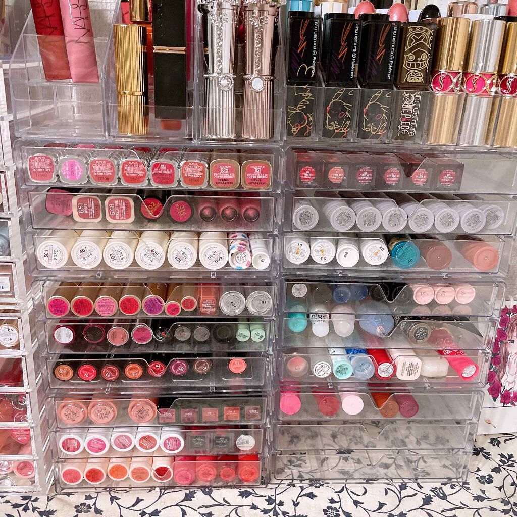 3段式クリアーケース/DAISO/その他化粧小物を使ったクチコミ(5枚目)