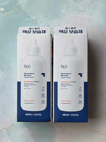 ザモイスチャーバリアDリキッドトナー/Dr.G/化粧水を使ったクチコミ(1枚目)