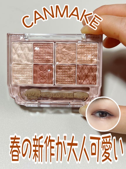 プティパレットアイズ/キャンメイク/パウダーアイシャドウを使ったクチコミ(1枚目)
