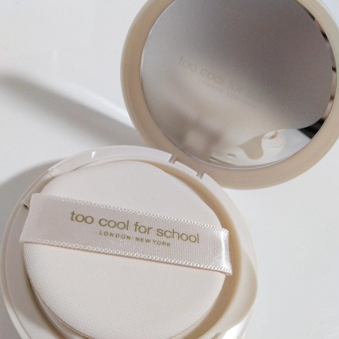 フィクシングデュークッション/too cool for school/クッションファンデーションを使ったクチコミ(4枚目)