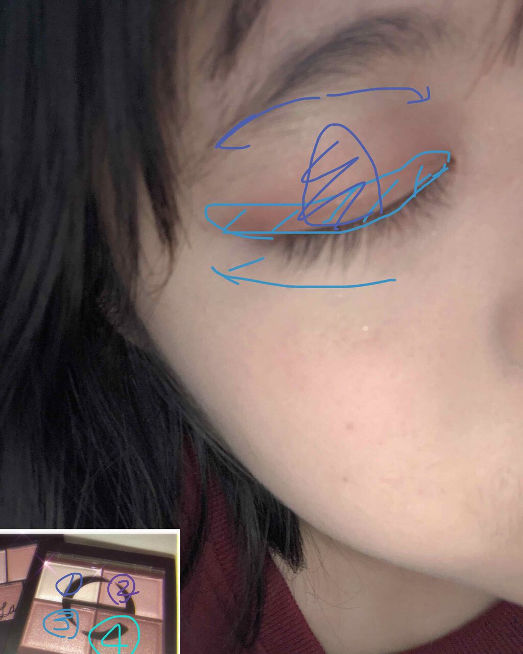 スキニーリッチシャドウ/excel/アイシャドウパレットを使ったクチコミ（2枚目）