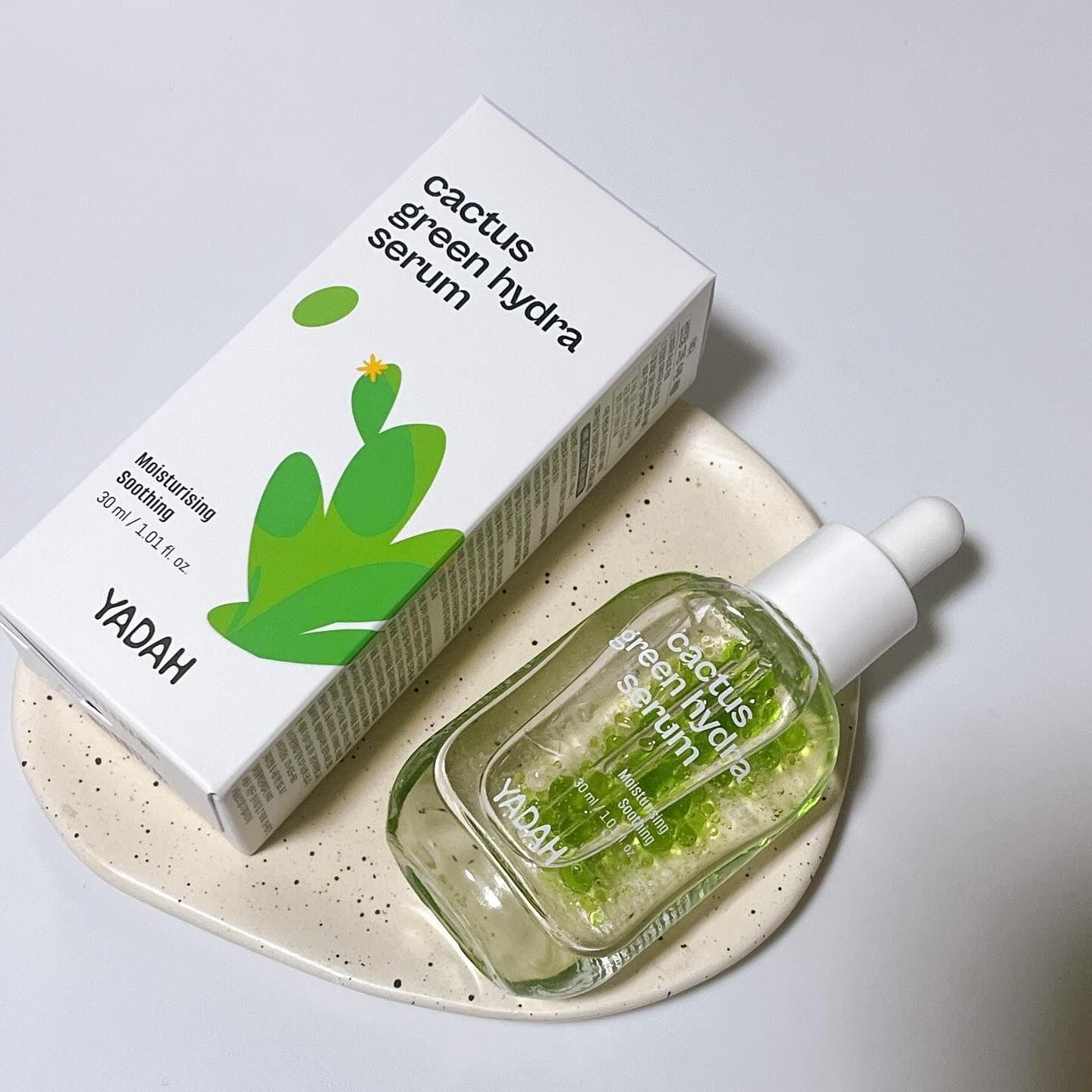 カクタスグリーンハイドラセラム/YADAH/美容液を使ったクチコミ（1枚目）