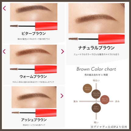 フィルム眉カラー/デジャヴュ/眉マスカラを使ったクチコミ(2枚目)