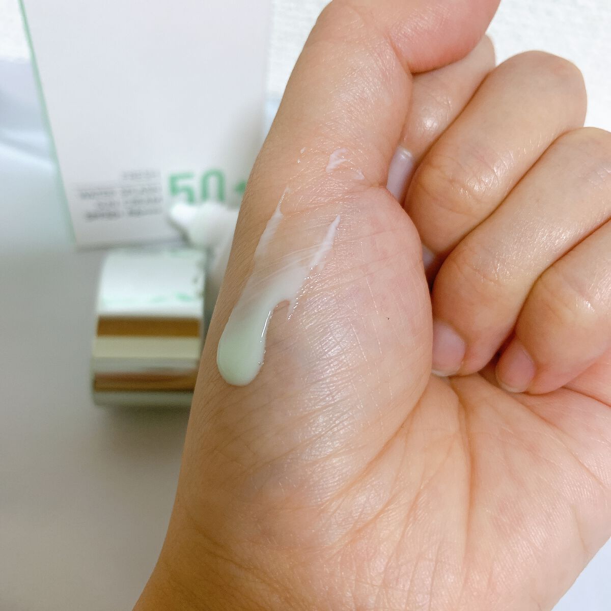 ウォータースプラッシュサンクリーム/espoir/日焼け止め・UVケアを使ったクチコミ(4枚目)