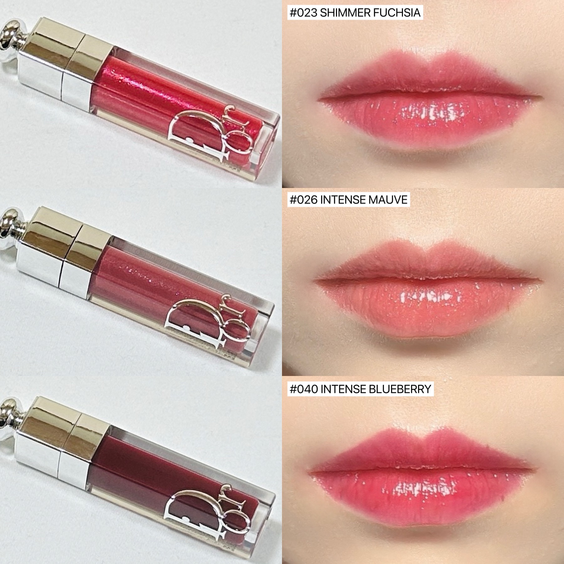 ディオール アディクト リップ マキシマイザー 040インテンス ブルーベリー/Dior/リップグロスを使ったクチコミ（2枚目）