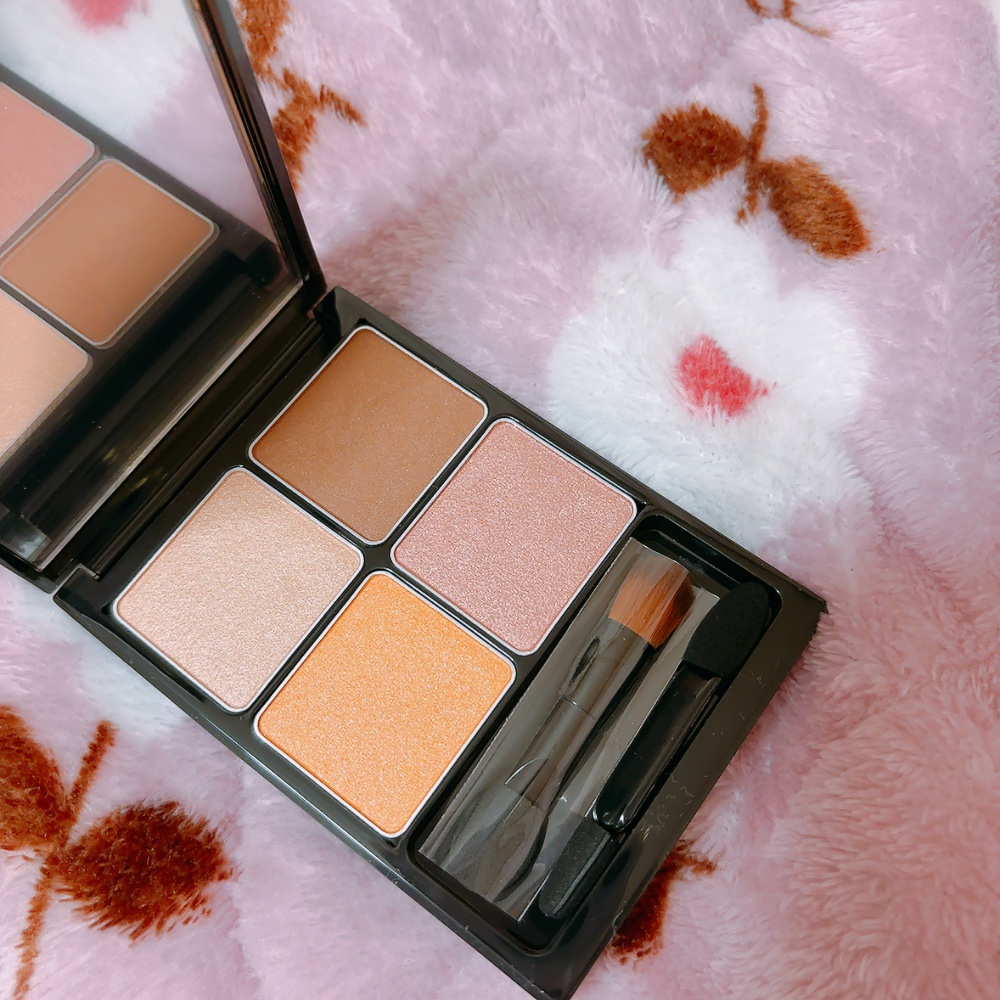 &be パレットアイシャドウ ファジーネーブル/＆be/アイシャドウパレットを使ったクチコミ（1枚目）