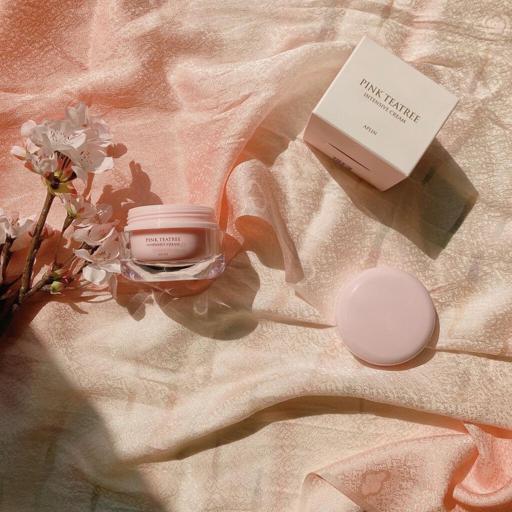 ピンクティーツリークリーム/APLIN/フェイスクリームを使ったクチコミ（3枚目）