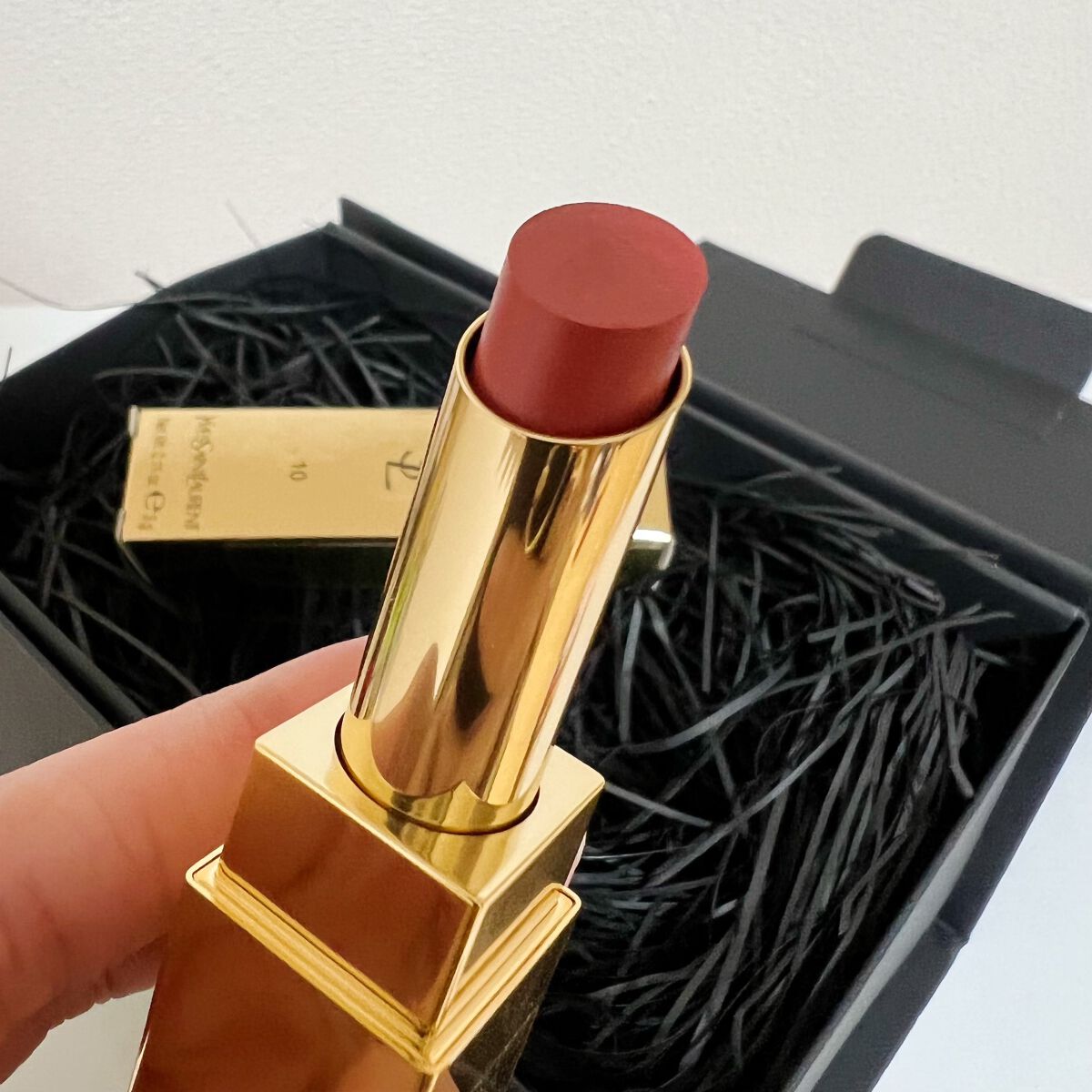 ルージュ ピュールクチュール ザ ボールド No.10 ブレイズン ヌード/YVES SAINT LAURENT BEAUTE/口紅を使ったクチコミ（1枚目）