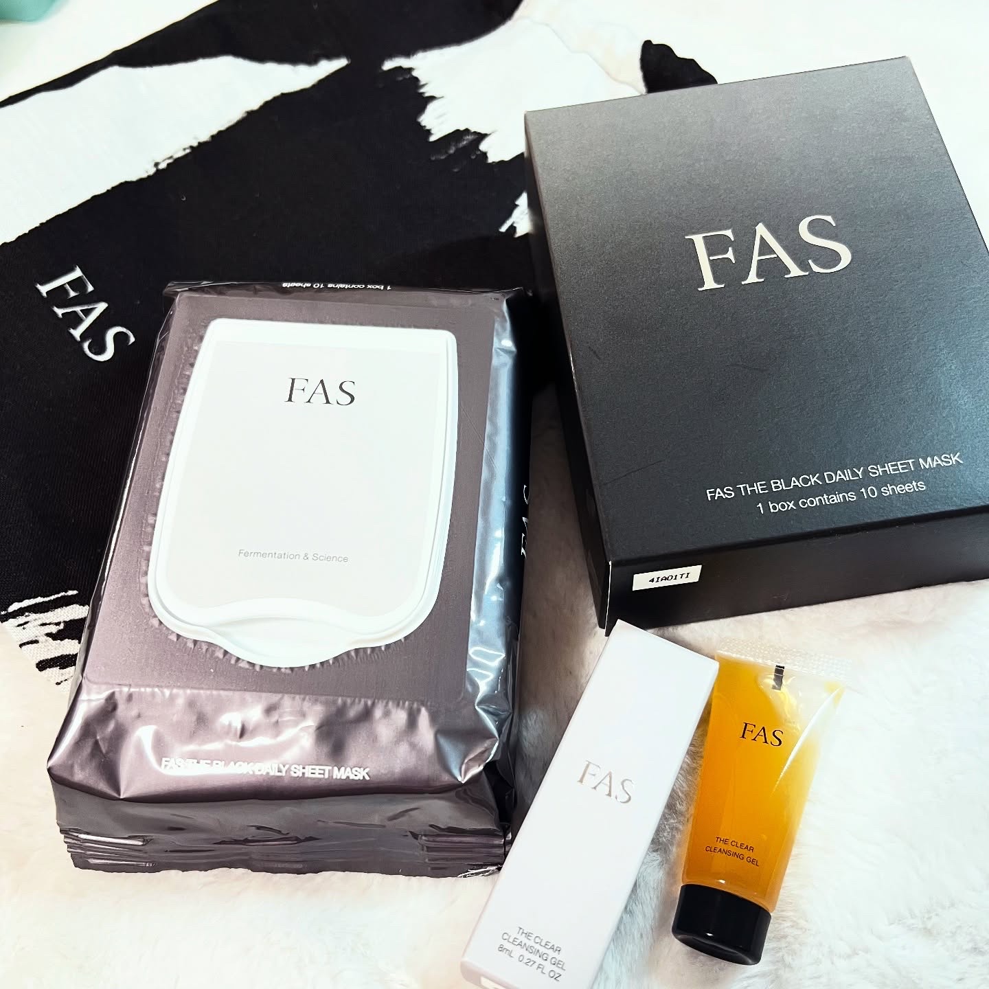 FAS ザ ブラック デイリー シートマスク/FAS/シートマスク・パックを使ったクチコミ（1枚目）