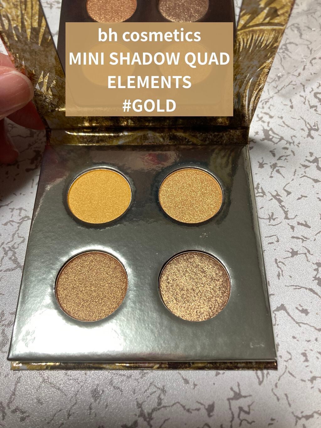 MINI SHADOW QUAD/bh cosmetics/アイシャドウパレットを使ったクチコミ(1枚目)