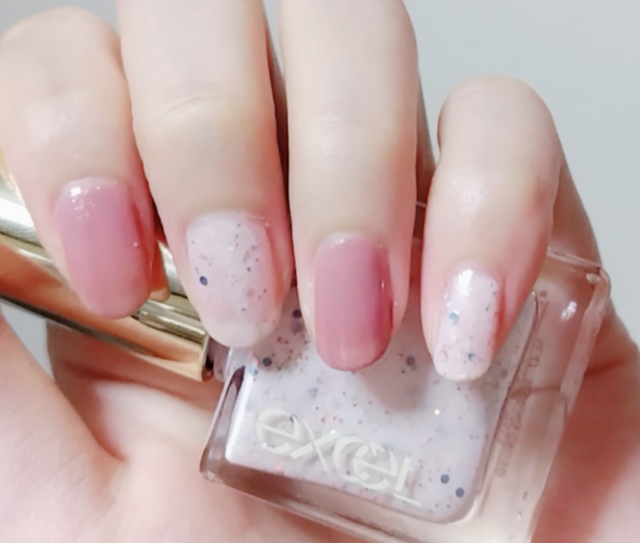 エクセル ネイルポリッシュ N NL47 ポッピングクルー(限定色)/excel/マニキュアを使ったクチコミ（1枚目）