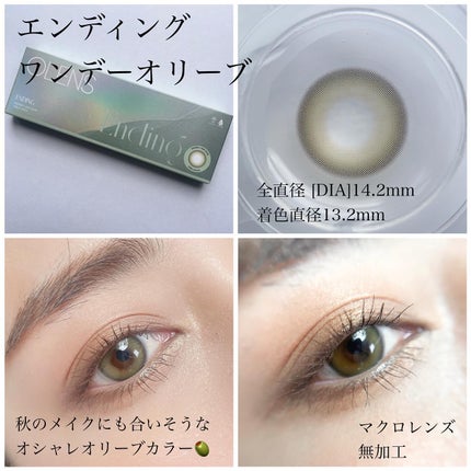 オーシャンベルベット 1day/OLENS/カラーコンタクトレンズを使ったクチコミ(2枚目)