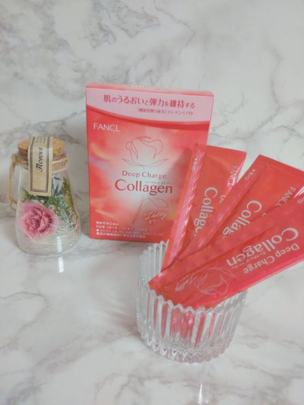 ディープチャージ コラーゲン スティックゼリー/ファンケル/美容サプリメントを使ったクチコミ(1枚目)