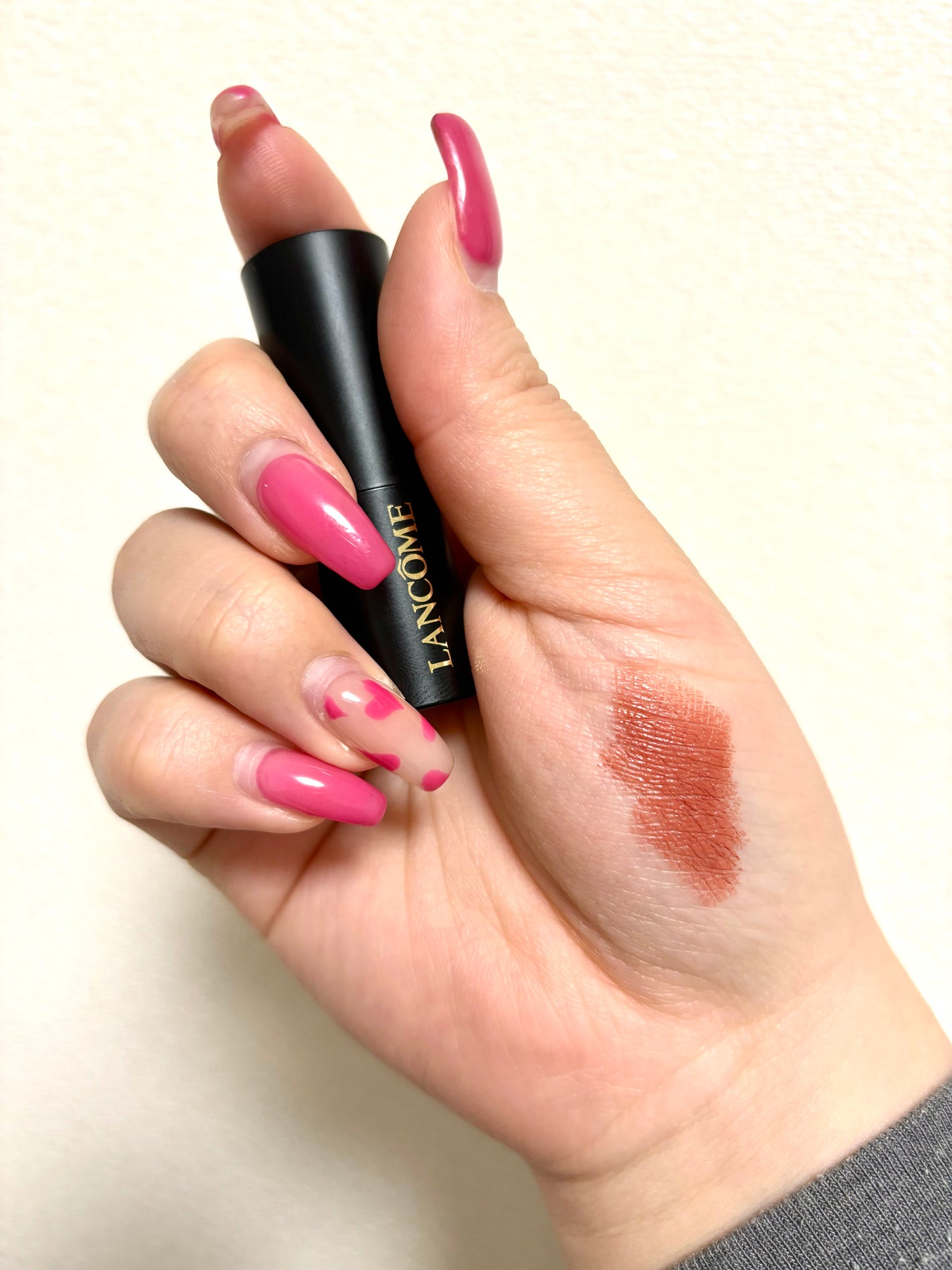 ラプソリュ ルージュ クリーム/LANCOME/口紅を使ったクチコミ(2枚目)