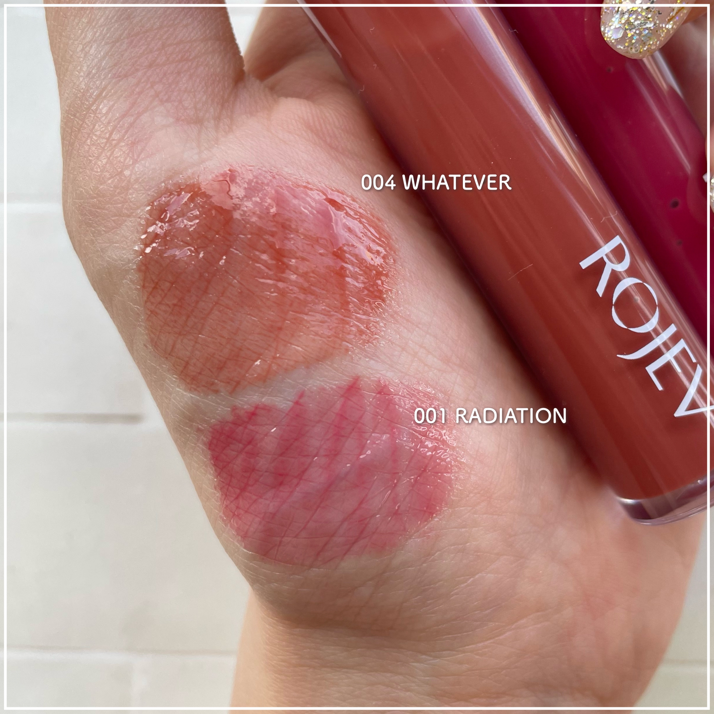 LIP PLUMPER GLAZE TINT/ROJEV/口紅を使ったクチコミ（2枚目）