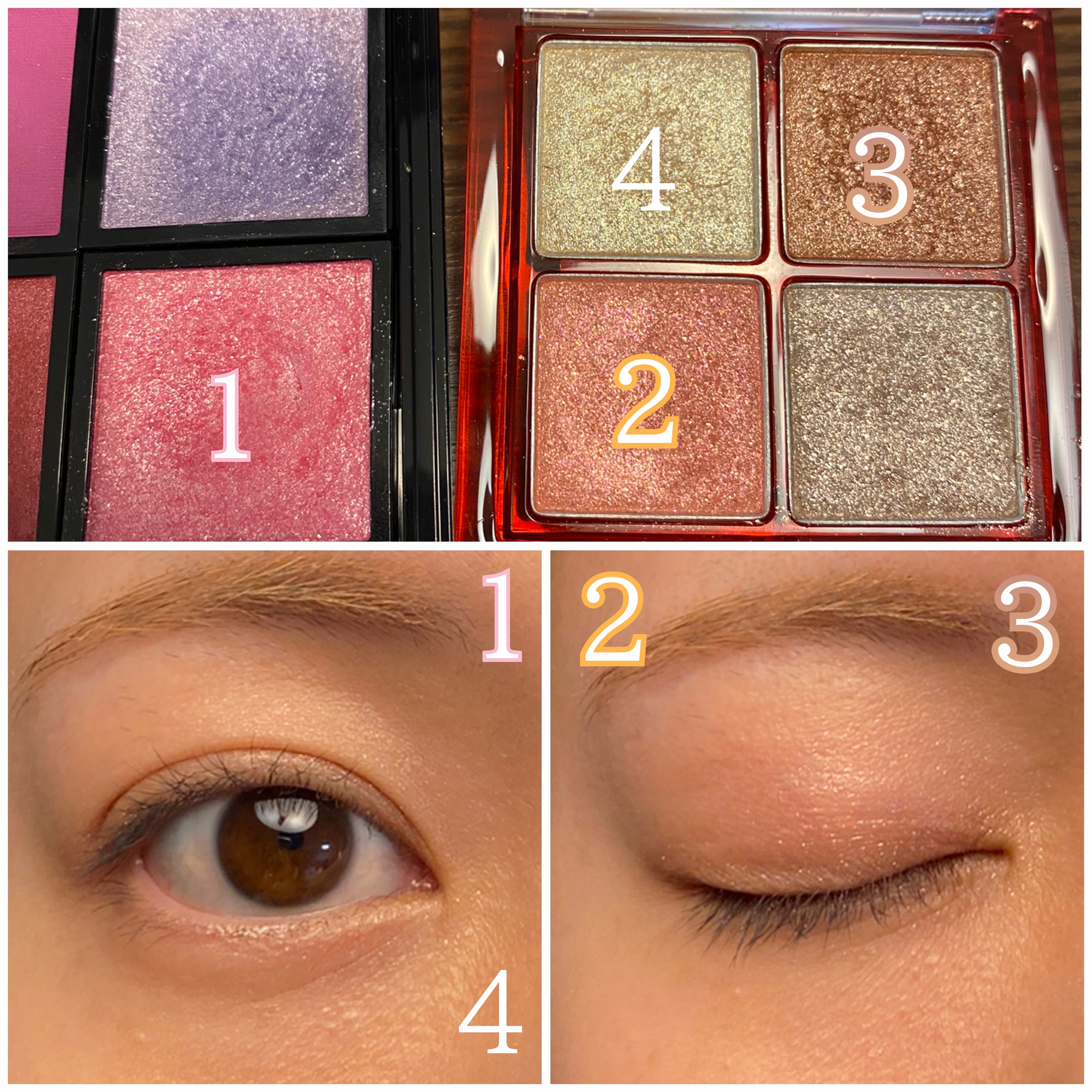 THE アイパレR/b idol/アイシャドウパレットを使ったクチコミ（2枚目）