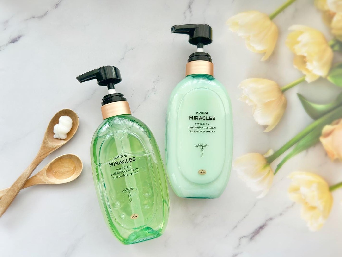 ミラクルズ うるおいブースト シャンプー/トリートメント/パンテーン/市販シャンプーを使ったクチコミ(1枚目)