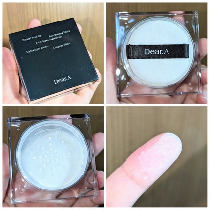 フェイス ブラー フィニッシング パウダー/Dear.A/ルースパウダーを使ったクチコミ(2枚目)