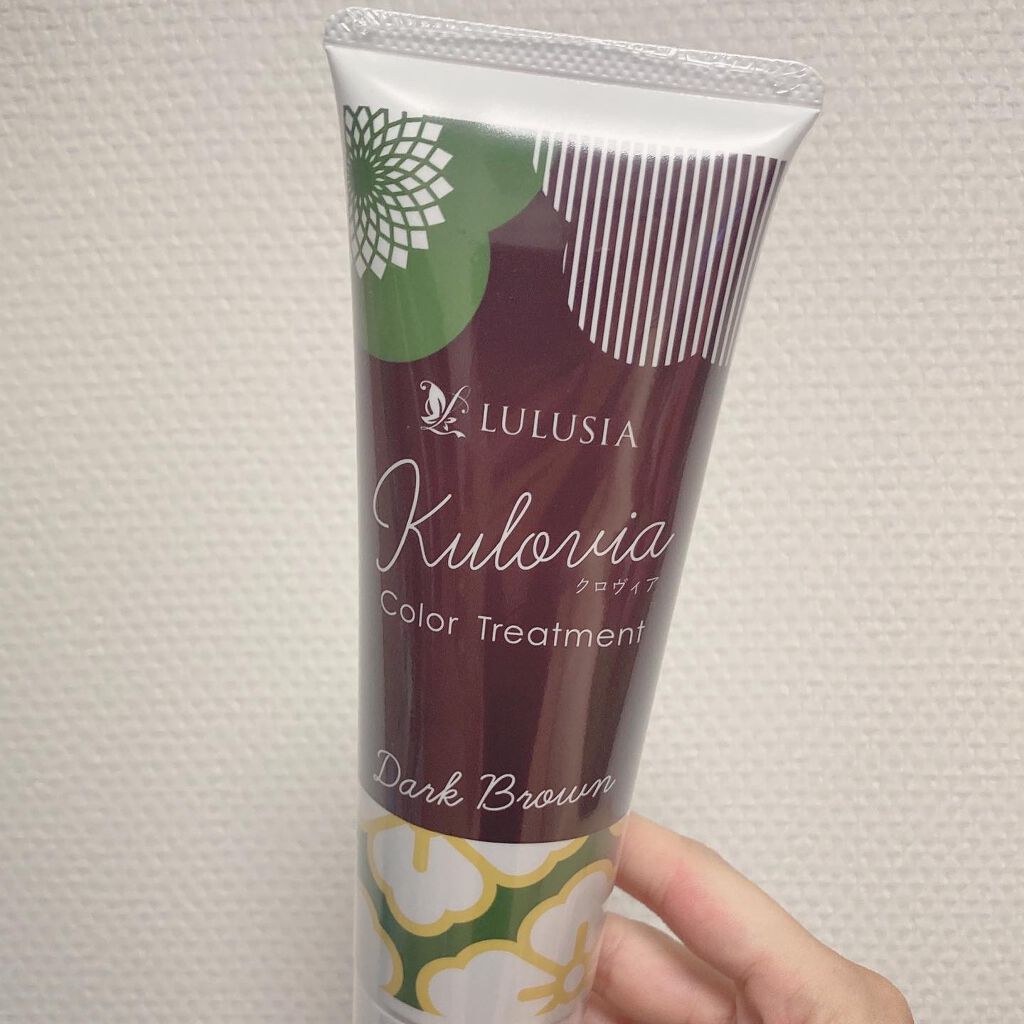 クロヴィア カラートリートメント/ルルシア/洗い流すヘアトリートメントを使ったクチコミ(1枚目)