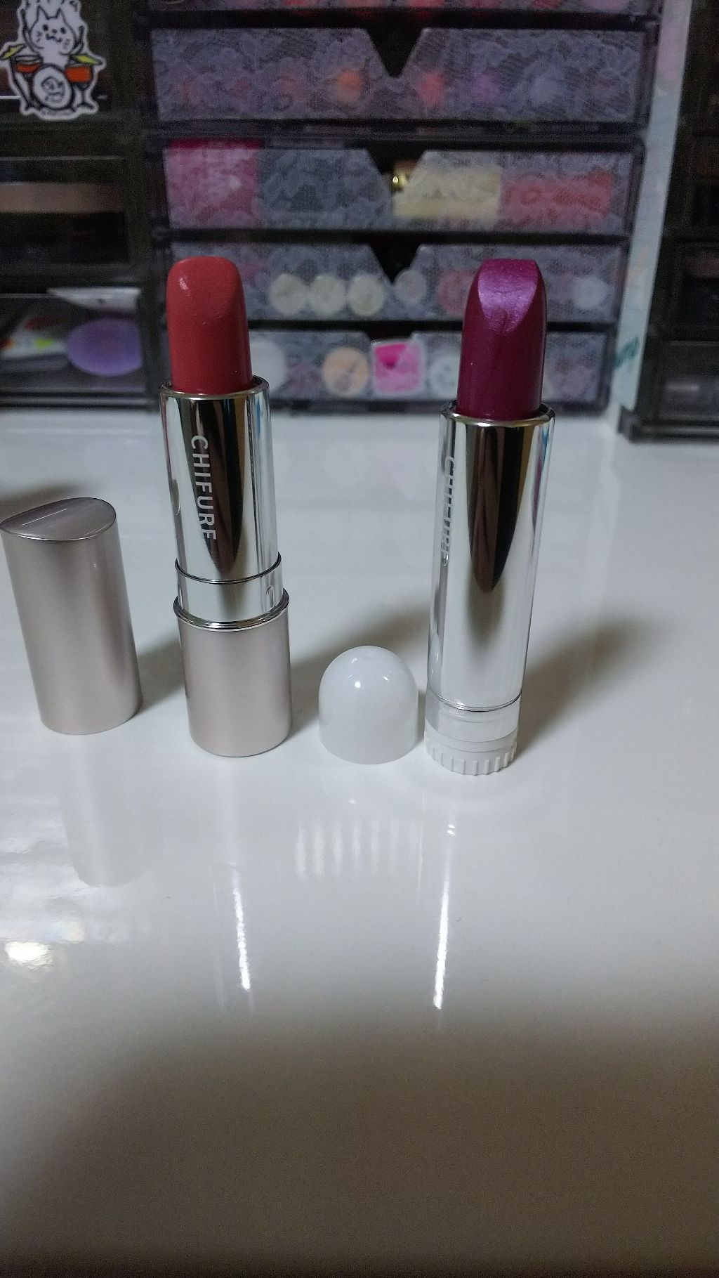 口紅 ケース メタル/ちふれ/その他化粧小物を使ったクチコミ(3枚目)