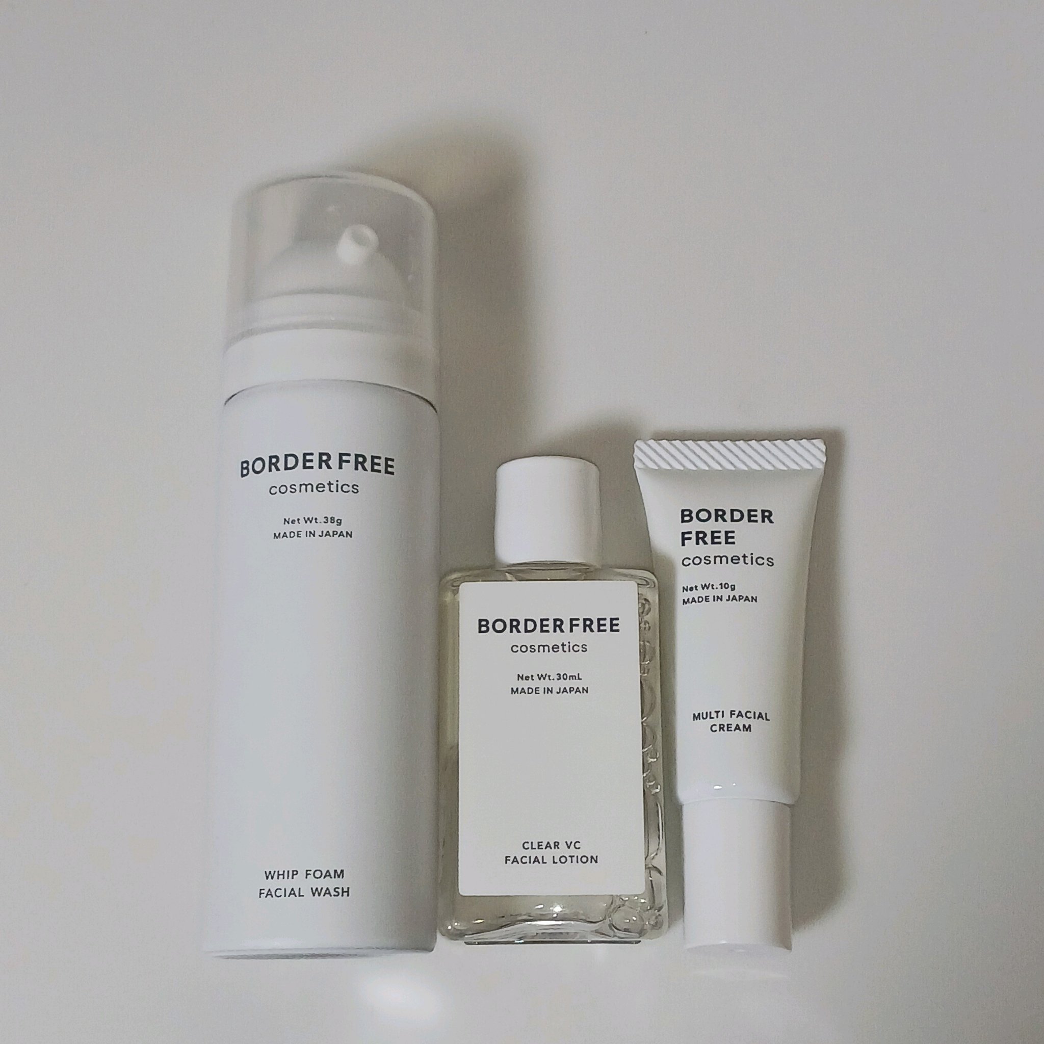 ミニサイズスキンケアセット/BORDER FREE cosmetics/トライアルキットを使ったクチコミ（3枚目）