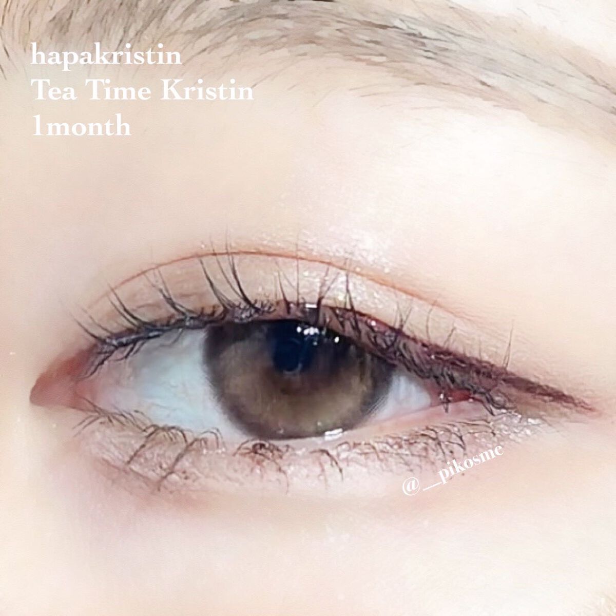 Teatime Kristin/Hapa kristin/カラーコンタクトレンズを使ったクチコミ(2枚目)