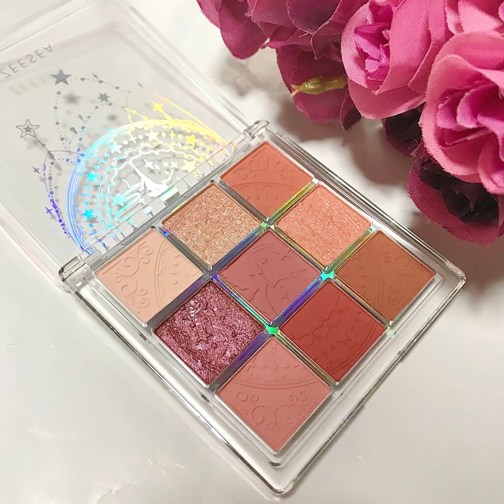 クォーツ 9色アイシャドウパレット(ドリームランドアイシャドウ)/ZEESEA/アイシャドウパレットを使ったクチコミ(1枚目)