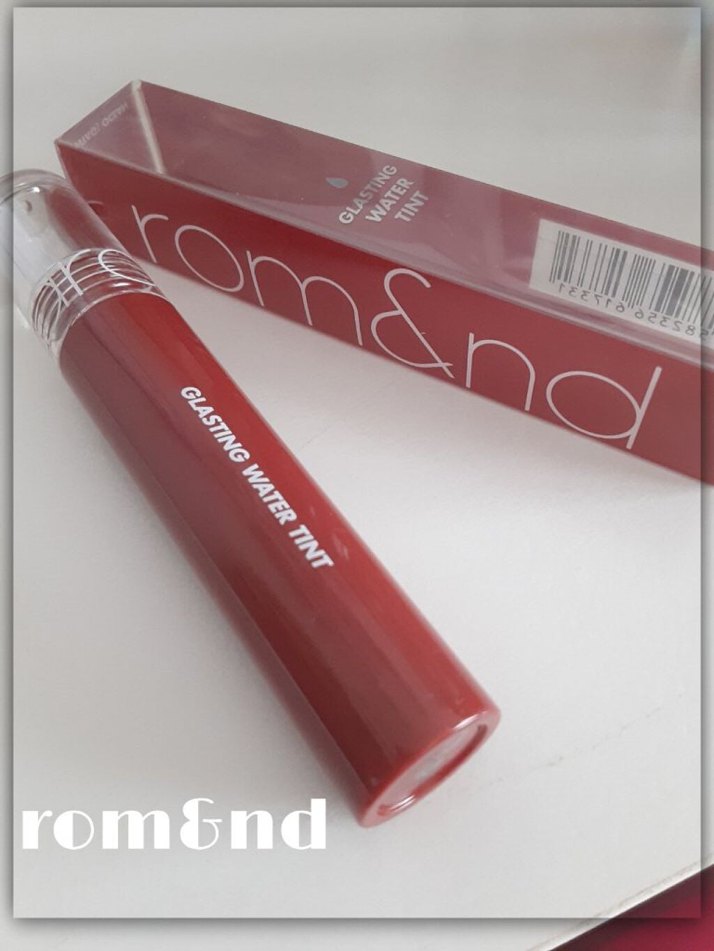 グラスティングウォーターティント/rom&nd/リップティントを使ったクチコミ(1枚目)