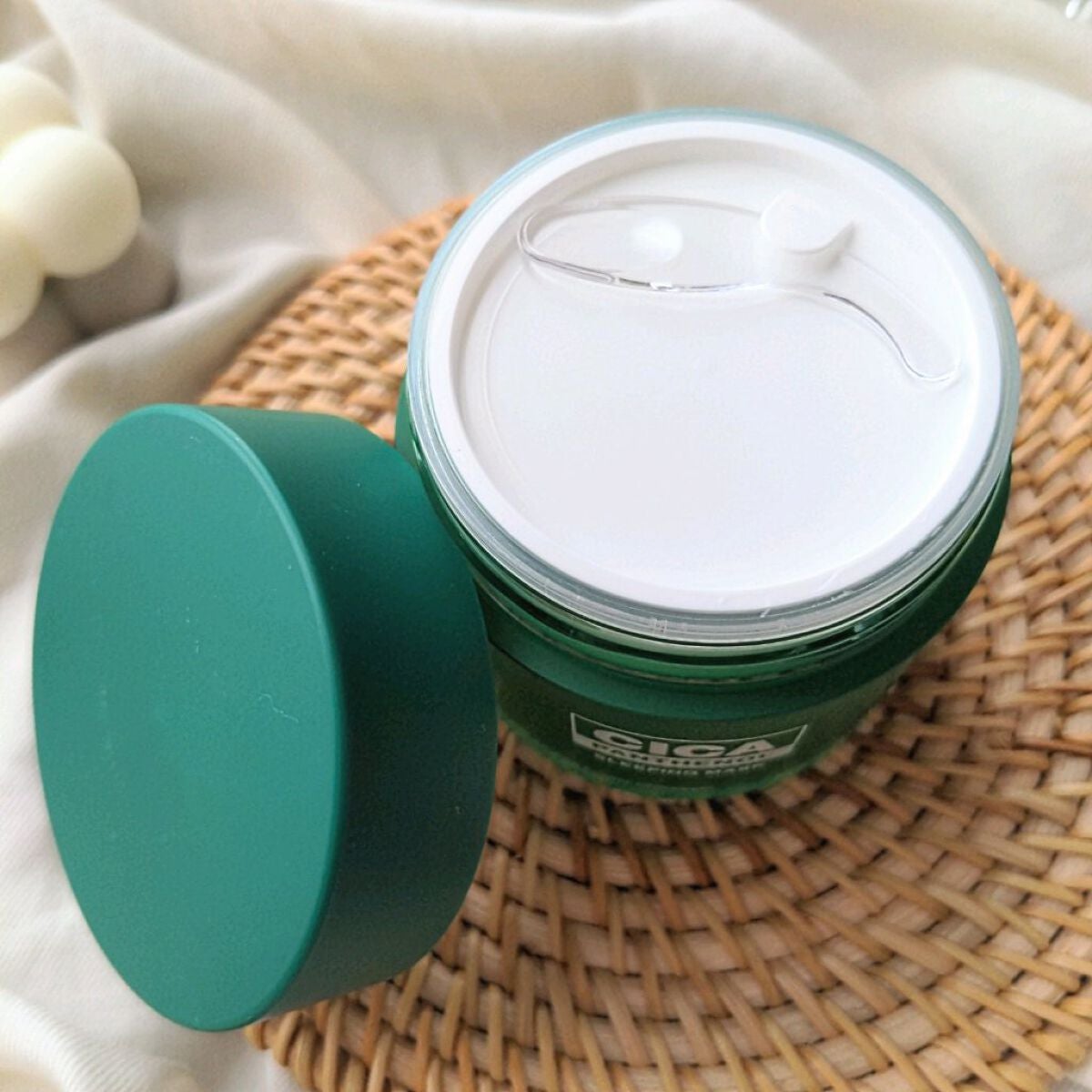 シカパンテノールスリーピングマスク/SNP/フェイスクリームを使ったクチコミ(3枚目)