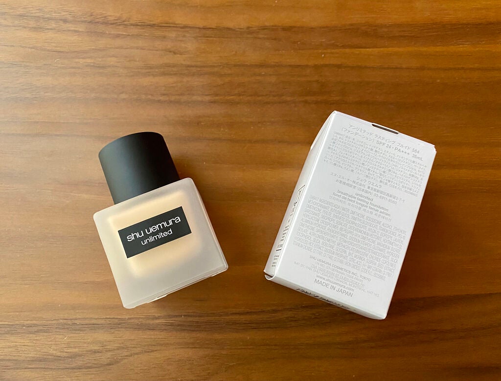 (旧)アンリミテッド ラスティング フルイド/shu uemura/リキッドファンデーションを使ったクチコミ(2枚目)