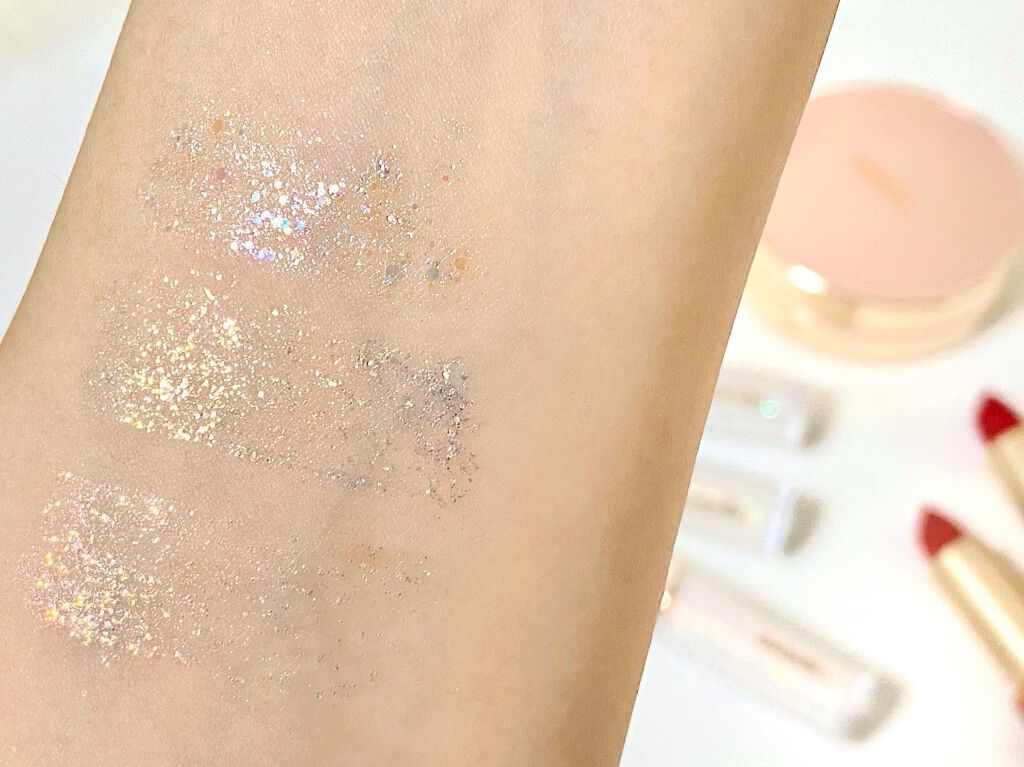 MD ドリーミーグリッター/mude./グリッターを使ったクチコミ（2枚目）