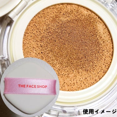 デューイーラスティングクッション/THE FACE SHOP/クッションファンデーションを使ったクチコミ（2枚目）