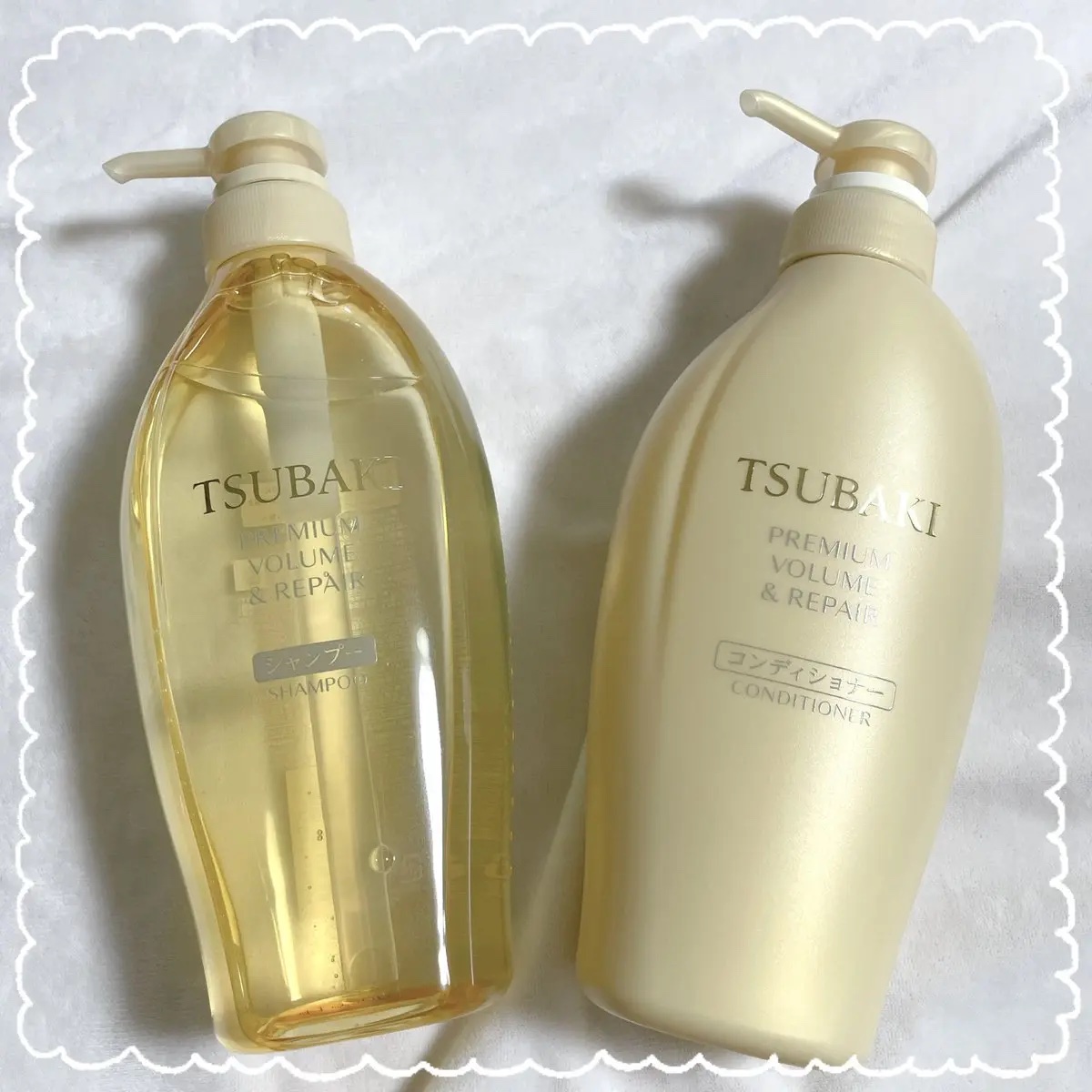 TSUBAKI プレミアム ボリューム＆リペア シャンプー/コンディショナー/TSUBAKI/市販シャンプーを使ったクチコミ（2枚目）