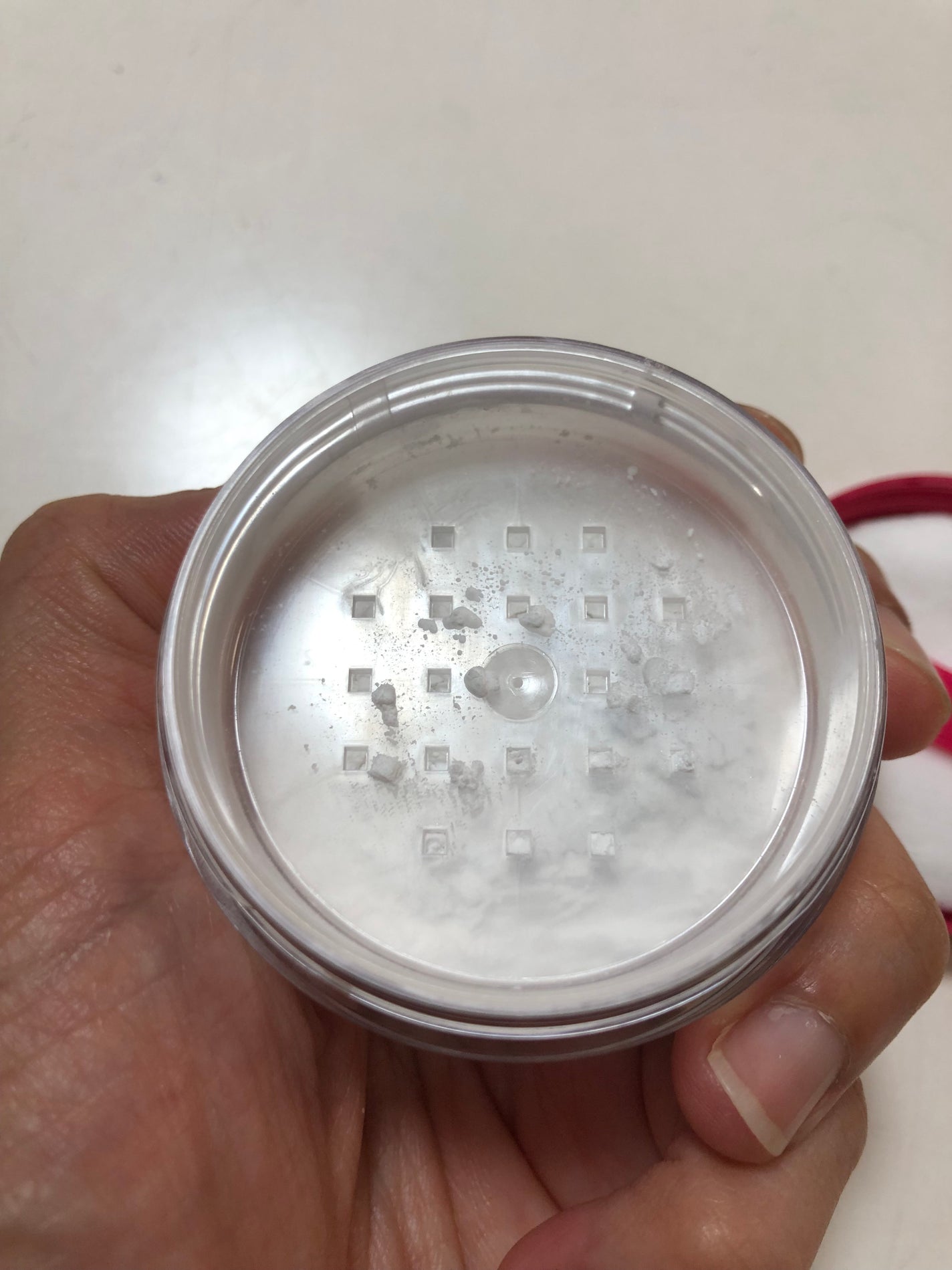 メイク キープ パウダー/コーセーコスメニエンス/ルースパウダーを使ったクチコミ(7枚目)