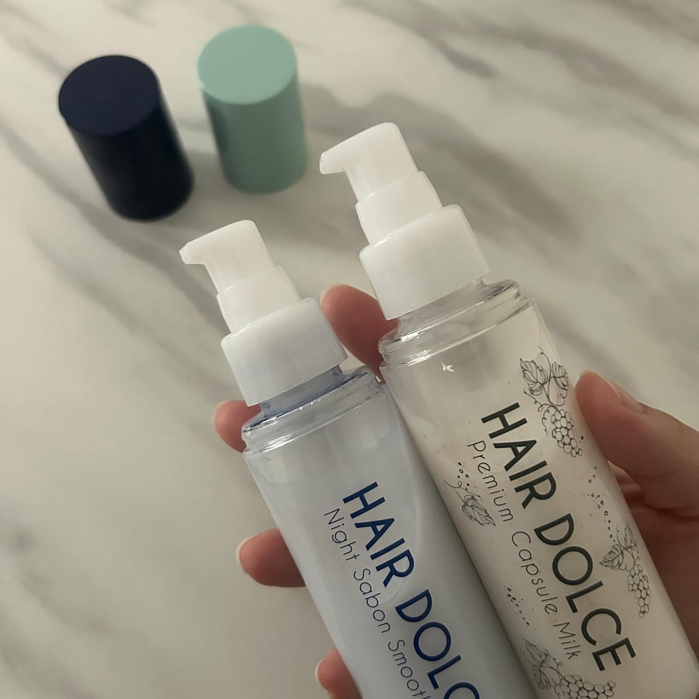 waco on LIPS 「HAIRDOLCEプレミアムカプセルミルク&ナイトサボンスムー..」(2枚目)