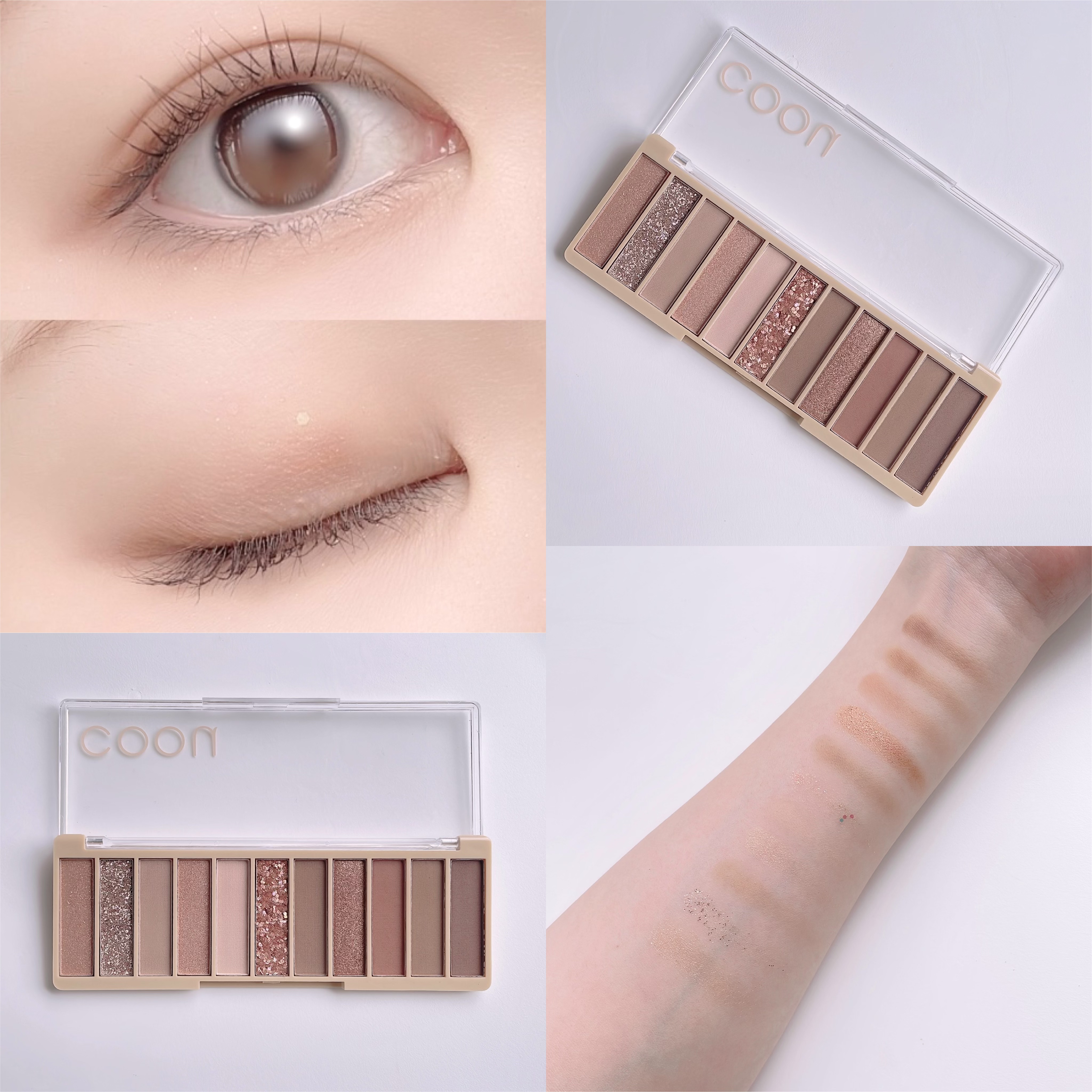 アイシャドウパレット/coou/アイシャドウパレットを使ったクチコミ（3枚目）