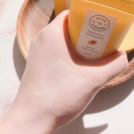ウォーターウォッシュバーム/JUICE TO CLEANSE/スクラブ・ゴマージュを使ったクチコミ(7枚目)