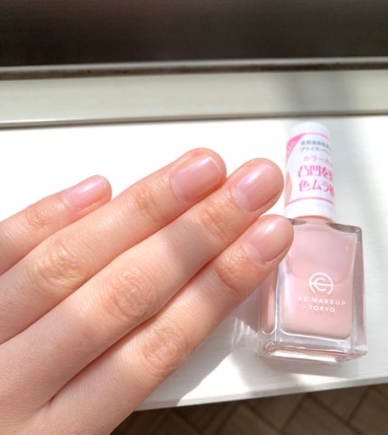 ACサロンネイルプライマー/セリア/ネイルベースコートを使ったクチコミ(2枚目)