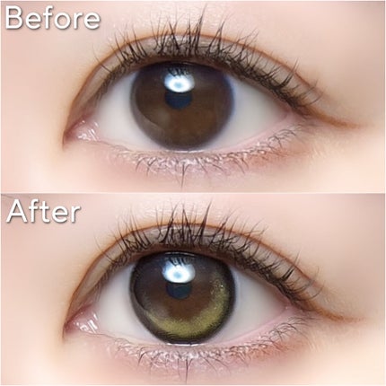 クローリングオリーブブラウン/LENSME/カラーコンタクトレンズを使ったクチコミ(10枚目)