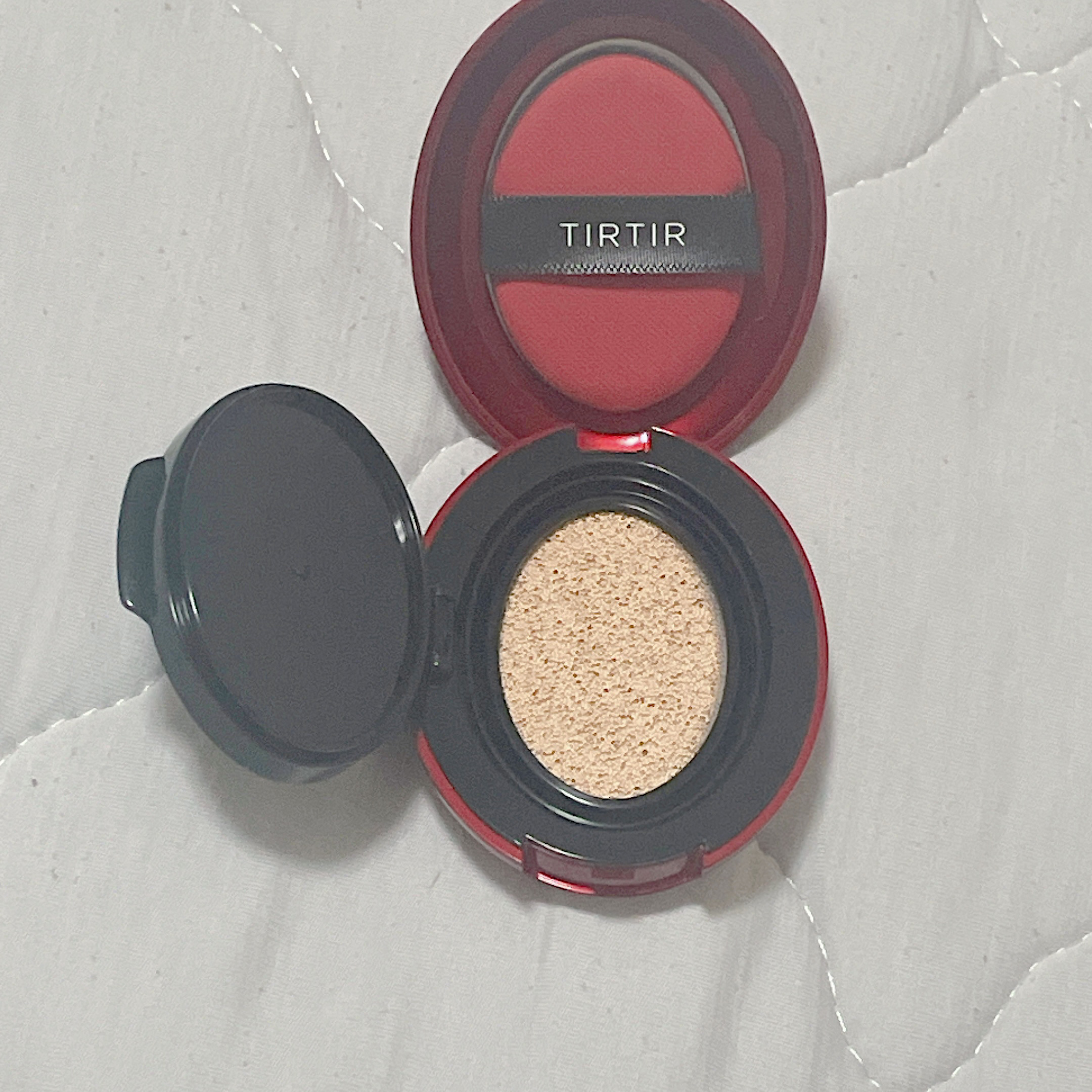 マスク フィット レッド クッション 21N アイボリー ミニ/TIRTIR(ティルティル)/クッションファンデーションを使ったクチコミ（3枚目）