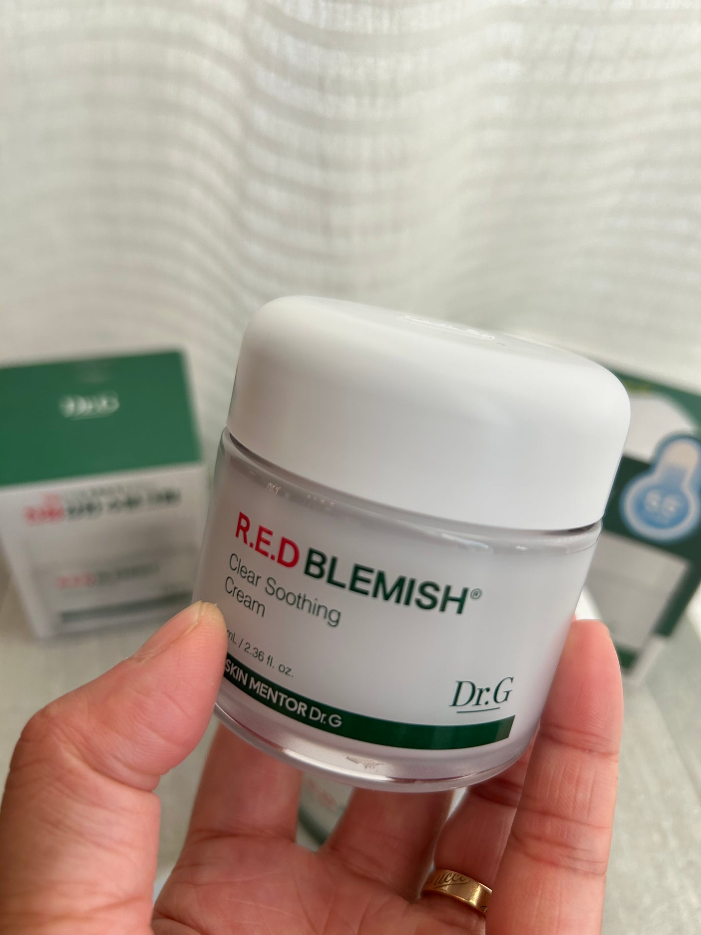 レッドブレミッシュ クリアスージングクリーム/Dr.G/フェイスクリームを使ったクチコミ(2枚目)