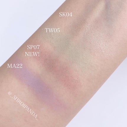 マルチカラーバリエーション トゥインクル/チャコット・コスメティクス/単色アイシャドウを使ったクチコミ(7枚目)