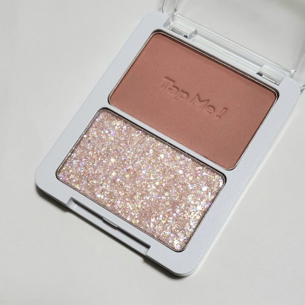 タップミー パレットデュオ No.1 ピタパット/unleashia/アイシャドウパレットを使ったクチコミ（2枚目）