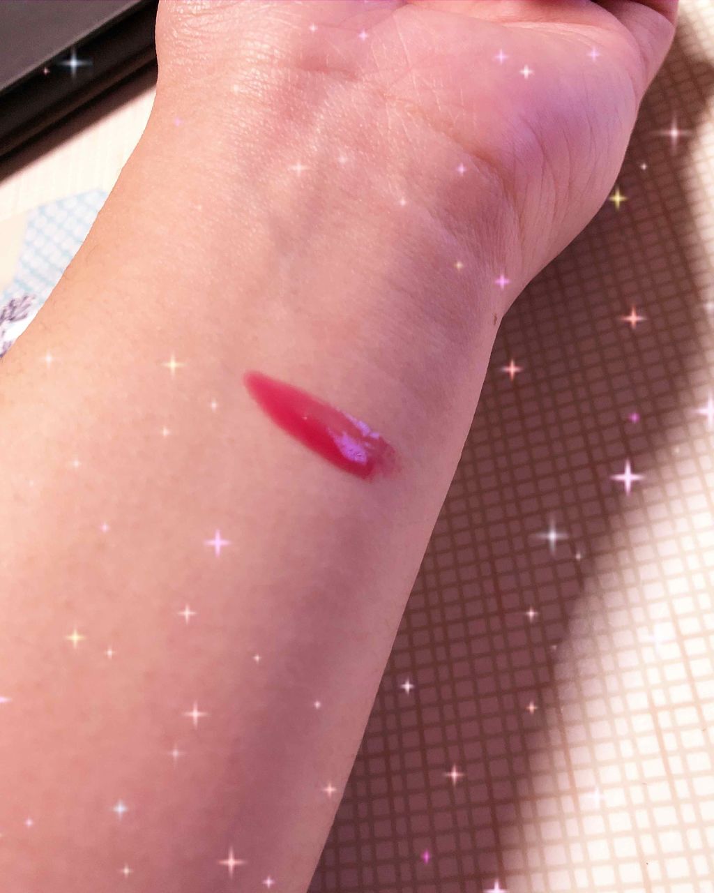 ジェルグロスリップ/CEZANNE/リップグロスを使ったクチコミ（2枚目）